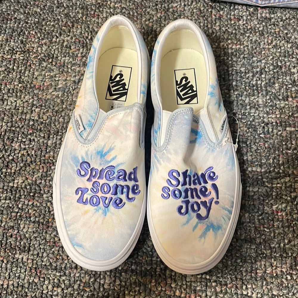 Brand new tie dye vans